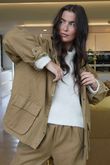 Mercer Soft Twill Jacket Caramel 